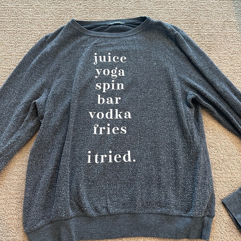 Wildfox Grey Crewneck